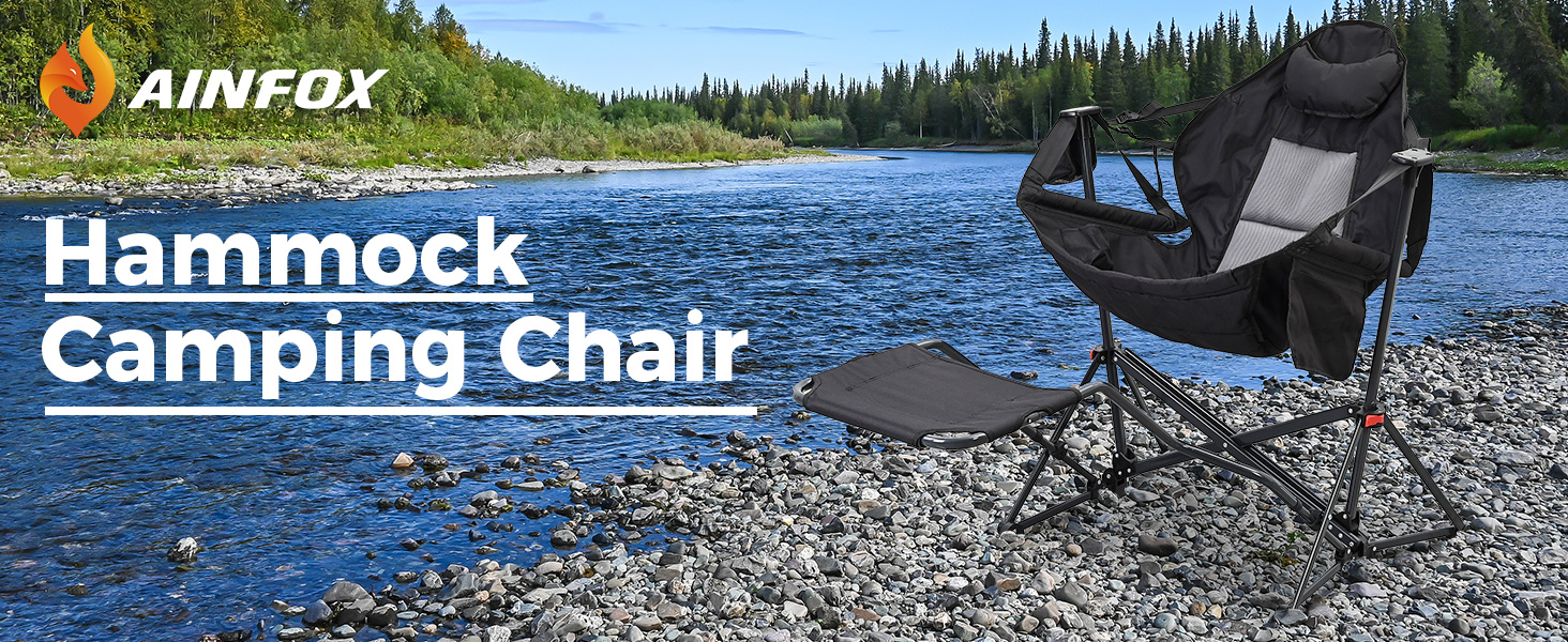Ainfox Hammock Camping Chair with Footrest - Full Overview
