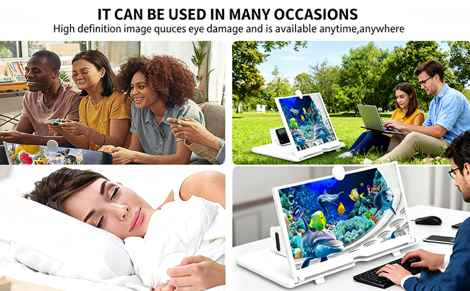 Pull Out Big Screen Magnifying Magnifier