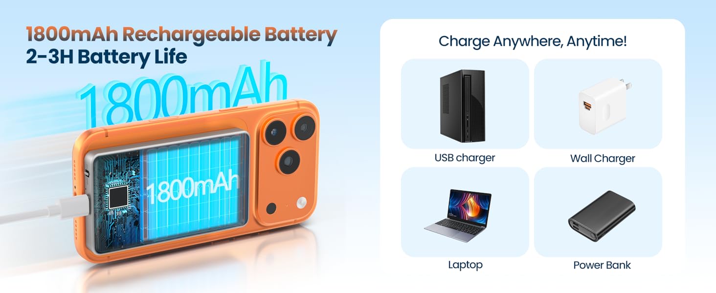 Selfie Monitor Screen for iPhone 17/Android