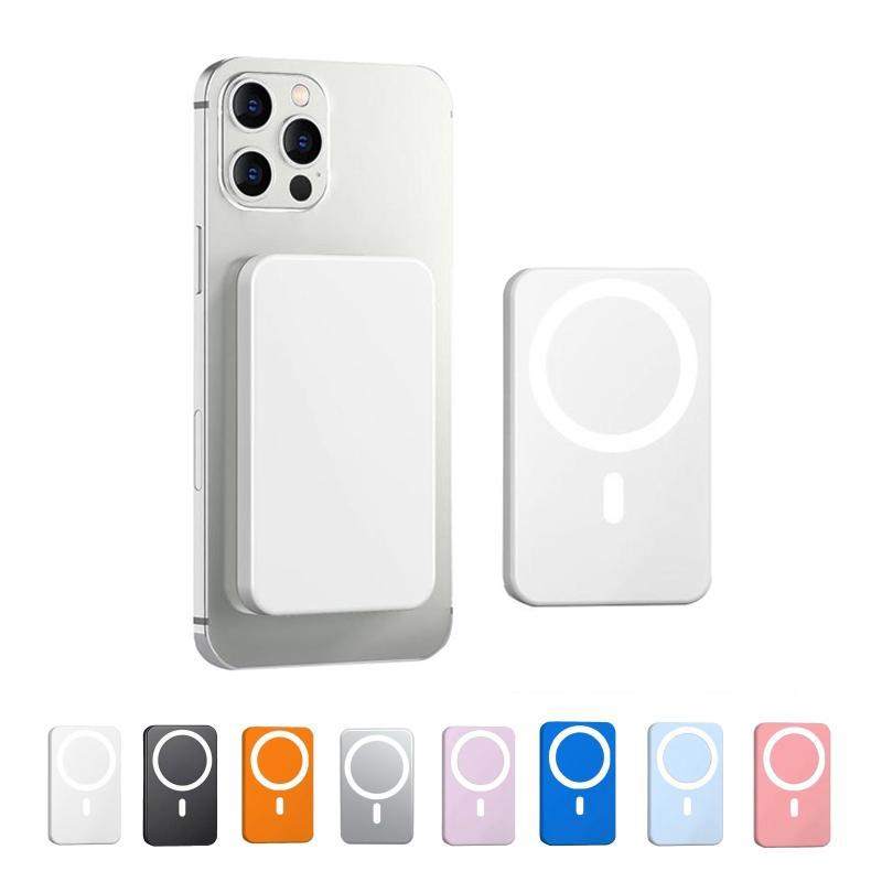 5000mAh Magnetic Power Bank, Wireless Portable Charger, Fast Charging MagSafe Battery Pack for iPhone 17/16/15/14/13/12/Plus/Pro Max, Compact Device Smartphone Chargeable