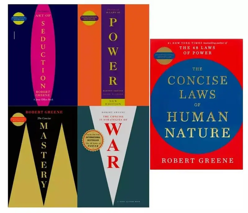 Robert Greene 5-Book Set (CONCISE EDITIONS) – Exact Copy Set