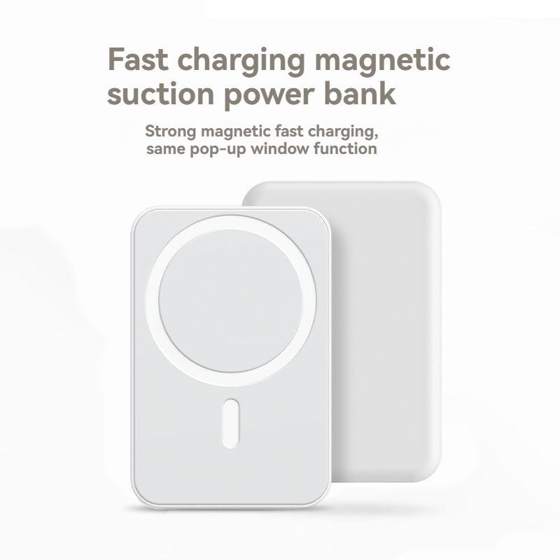 5000mAh Magnetic Power Bank, Wireless Portable Charger, Fast Charging MagSafe Battery Pack for iPhone 17/16/15/14/13/12/Plus/Pro Max, Compact Device Smartphone Chargeable