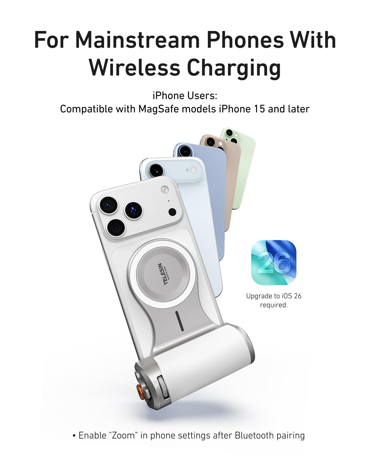 📸✨ Pro Shot Imaging Grip + Beauty Selfie Flash Light Bundle Kit 