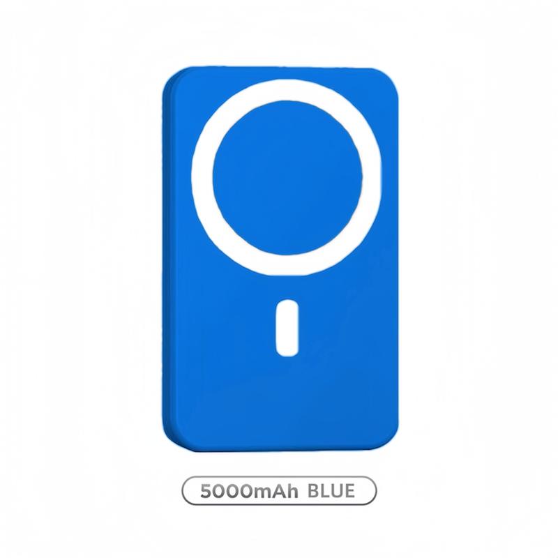 5000mAh Magnetic Power Bank, Wireless Portable Charger, Fast Charging MagSafe Battery Pack for iPhone 17/16/15/14/13/12/Plus/Pro Max, Compact Device Smartphone Chargeable