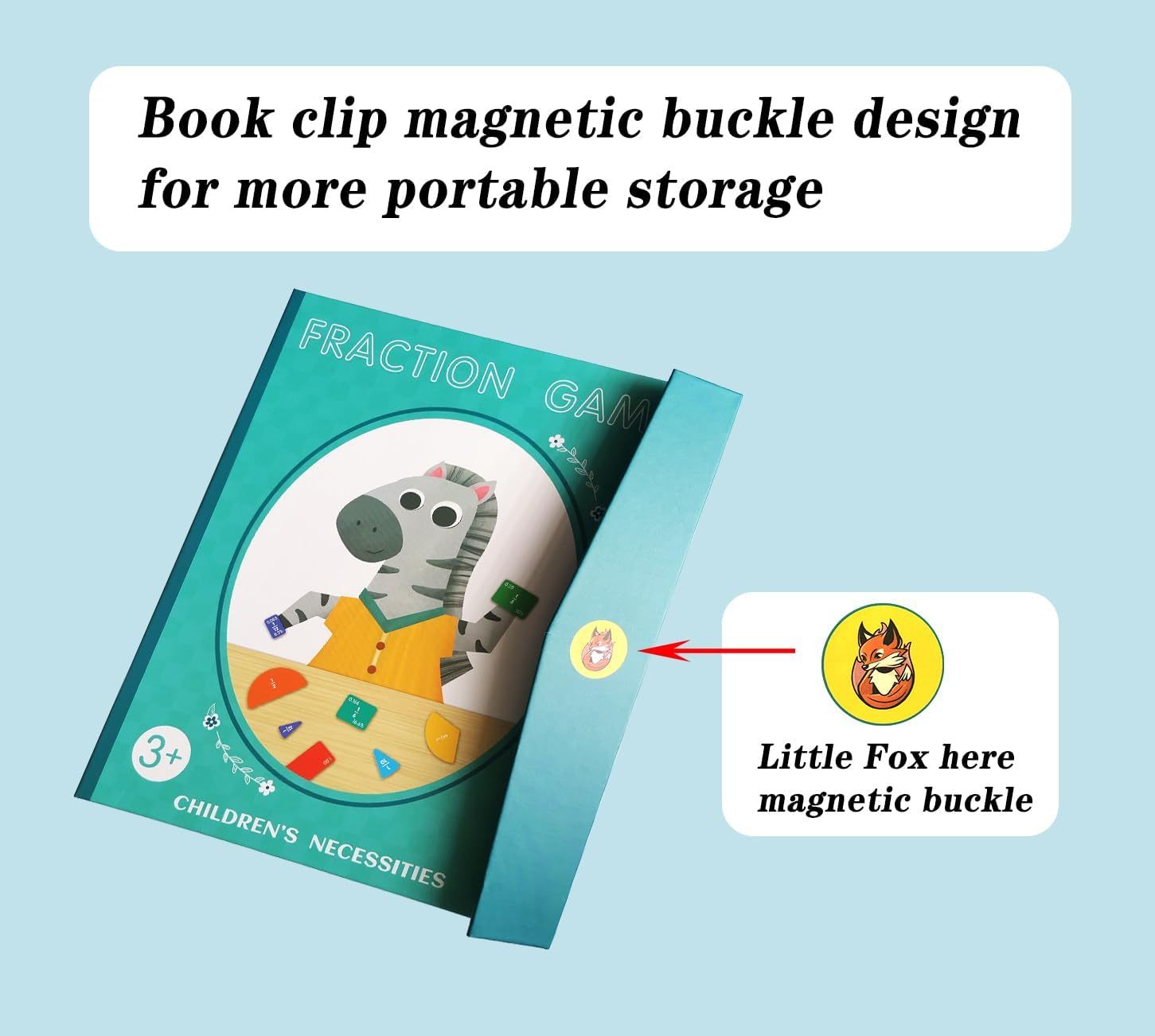 🎉Last Day Final Sale⏰️magnetic fraction demonstration book