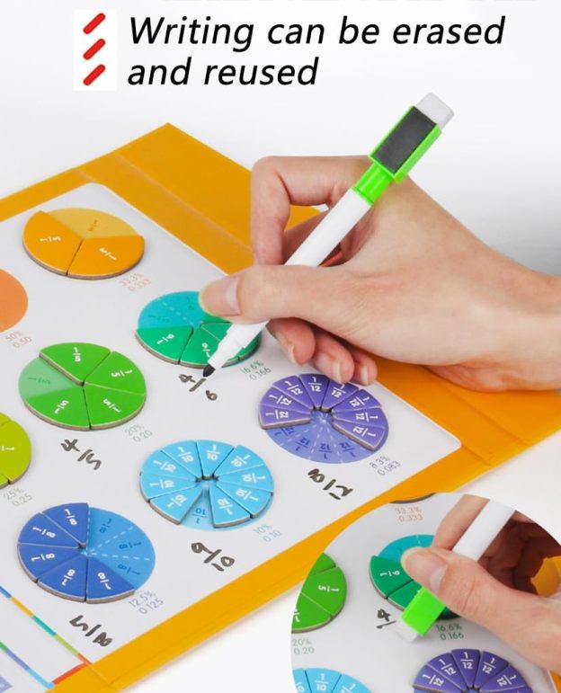 🎉Last Day Final Sale⏰️magnetic fraction demonstration book