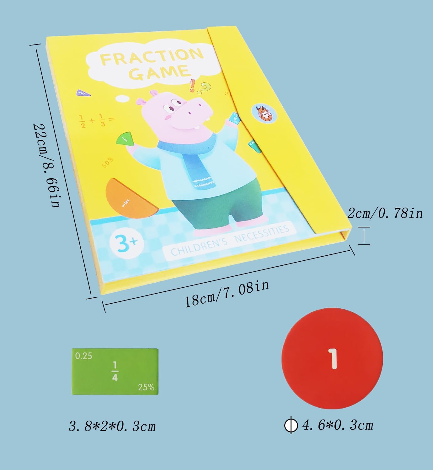 🎉Last Day Final Sale⏰️magnetic fraction demonstration book