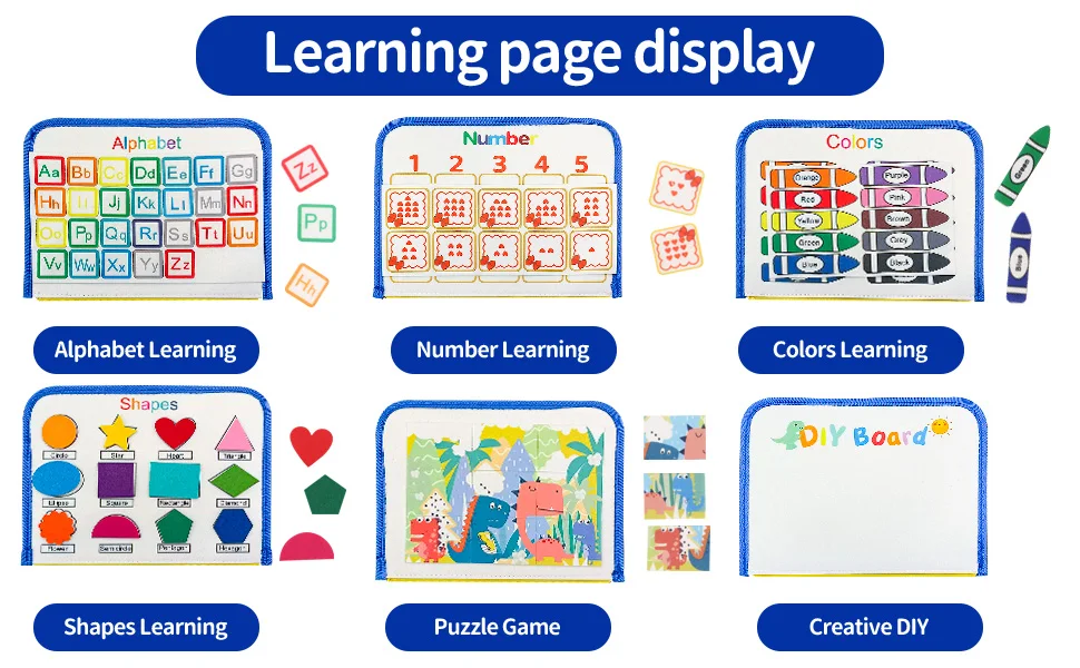 Baby Felt Cloth Story Book 3D