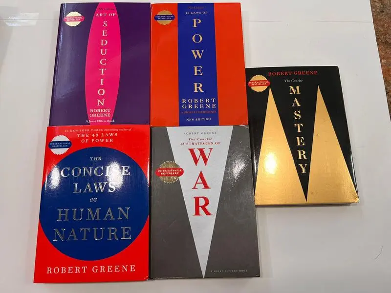 Robert Greene 5-Book Set (CONCISE EDITIONS) – Exact Copy Set