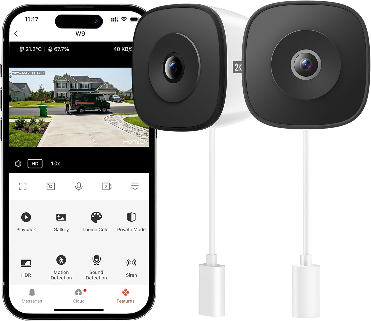 Smart Security Camera: Dual-Band WiFi & AI Night Vision 🏠🛡️