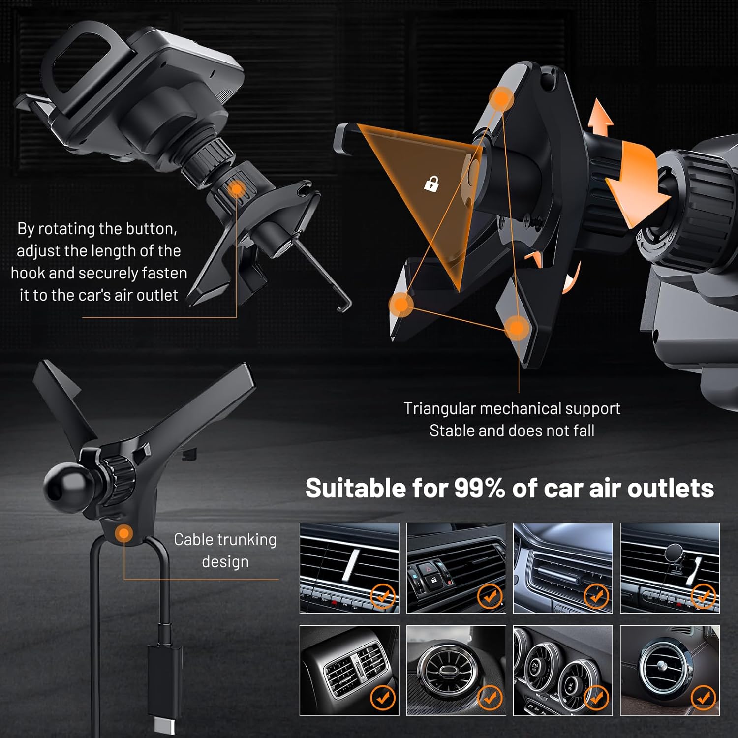 High Intelligent Mobile Phone/Pad Holder,2 in 1 Auto Rotating Phone Holder