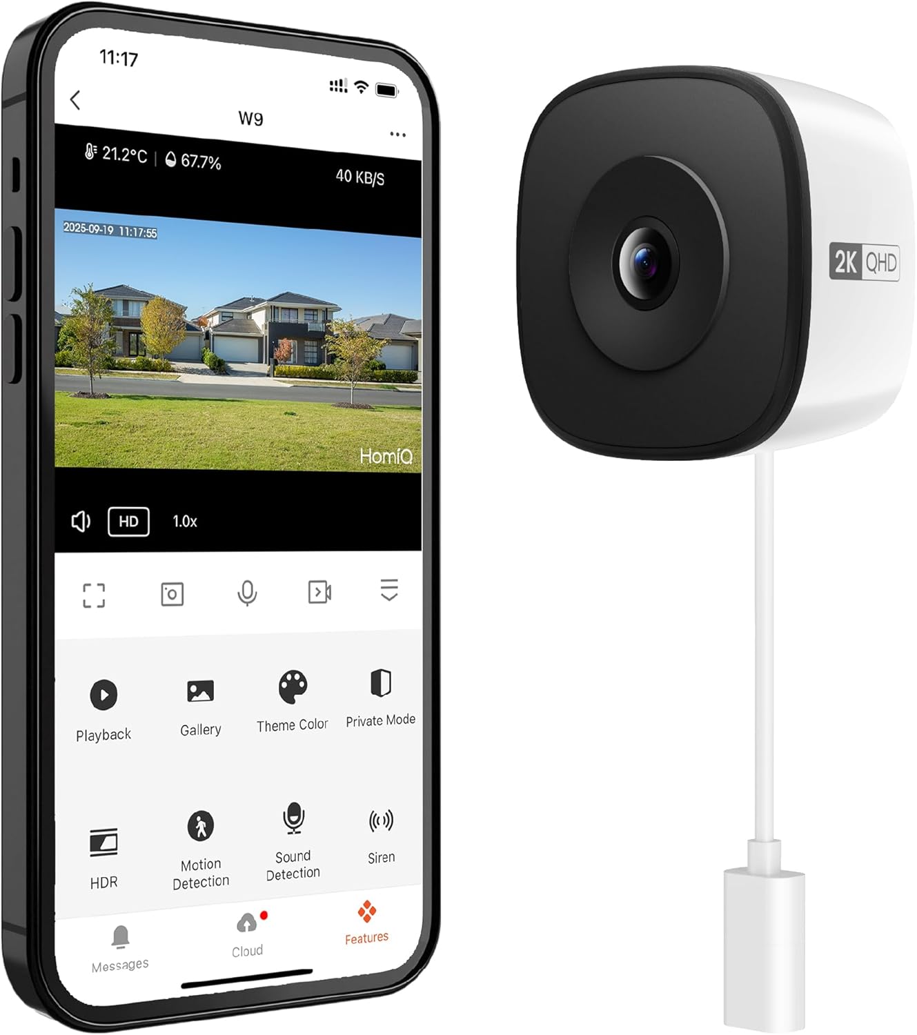Smart Security Camera: Dual-Band WiFi & AI Night Vision 🏠🛡️