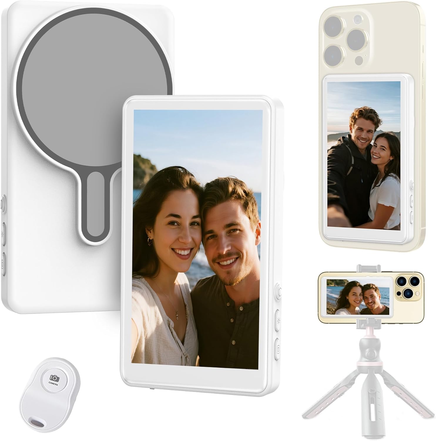 Magnetic Selfie Screen: Use Your Back Camera Like a Pro 🤳✨