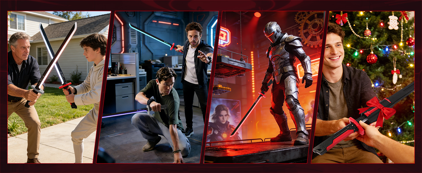 Cyberpunk spark sword