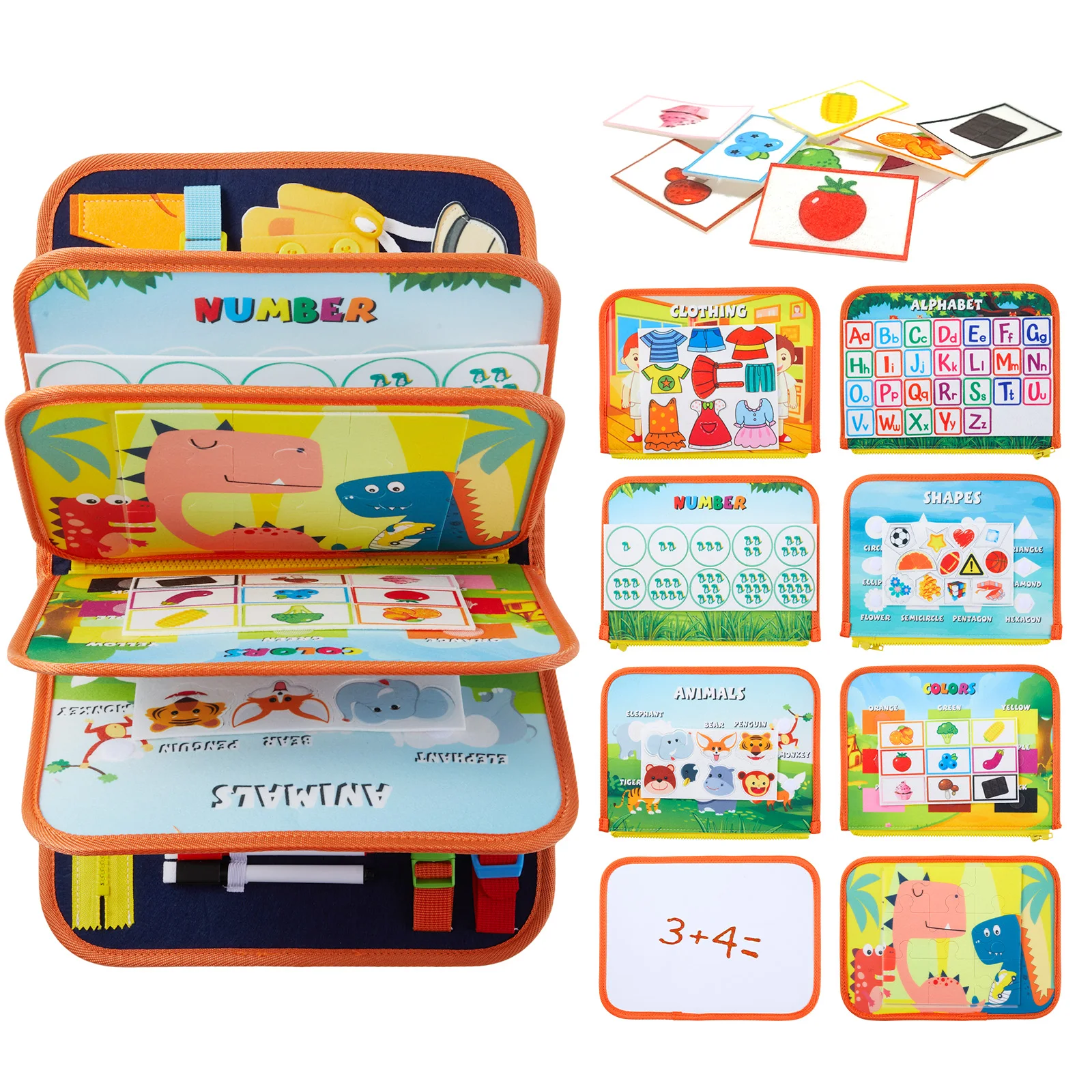 Baby Felt Cloth Story Book 3D