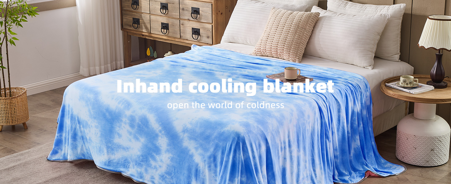 Tie Dye Cooling Blanket Colour Range