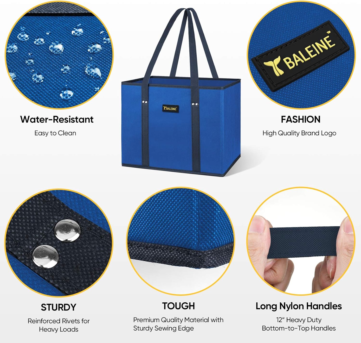 🎉Limited-Time Black Friday Deal-3Pk Reusable Grocery Bags