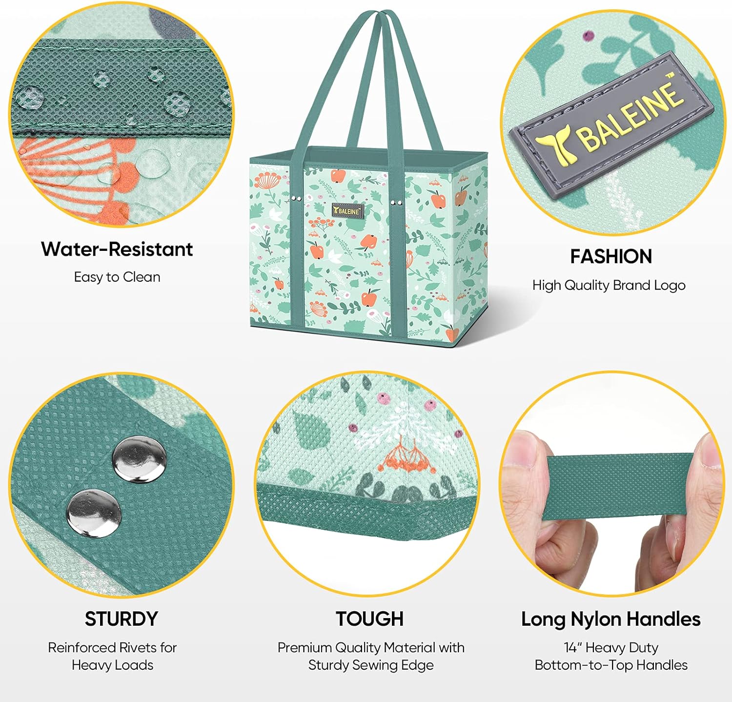 🎉Limited-Time Black Friday Deal-3Pk Reusable Grocery Bags