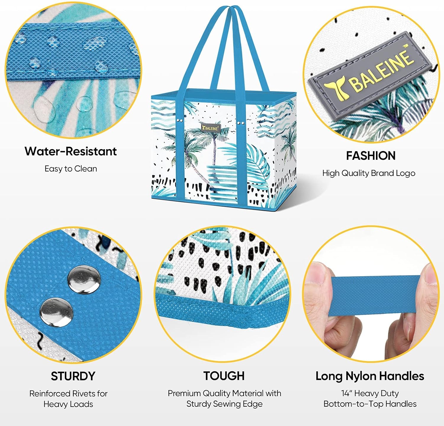 🎉Limited-Time Black Friday Deal-3Pk Reusable Grocery Bags