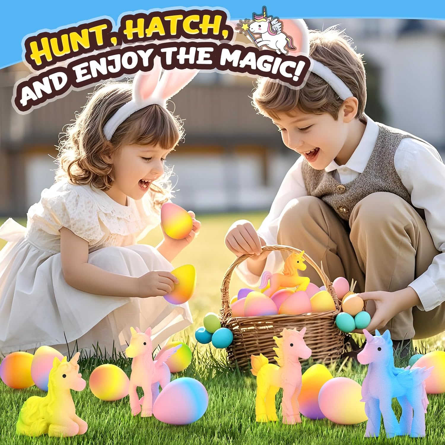 Magic Hatching Unicorn Eggs | 6-Pack Surprise Kit 🦄