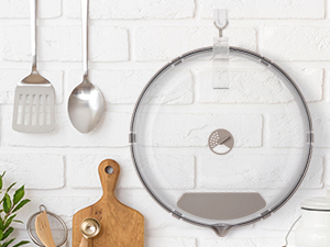 Microwave Cover for Food, Clear Microwave Splatter Cover with Water Steamer