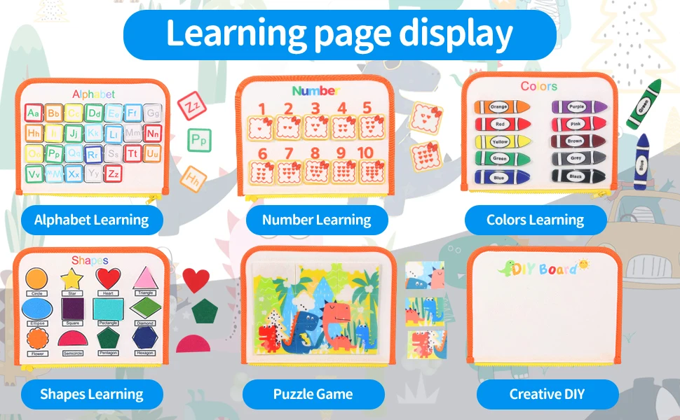 Baby Felt Cloth Story Book 3D