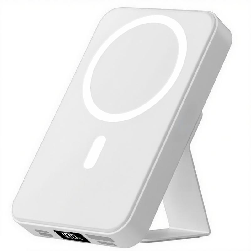 Magnetic Power Bank 10000mAh, Wireless Portable Charger
