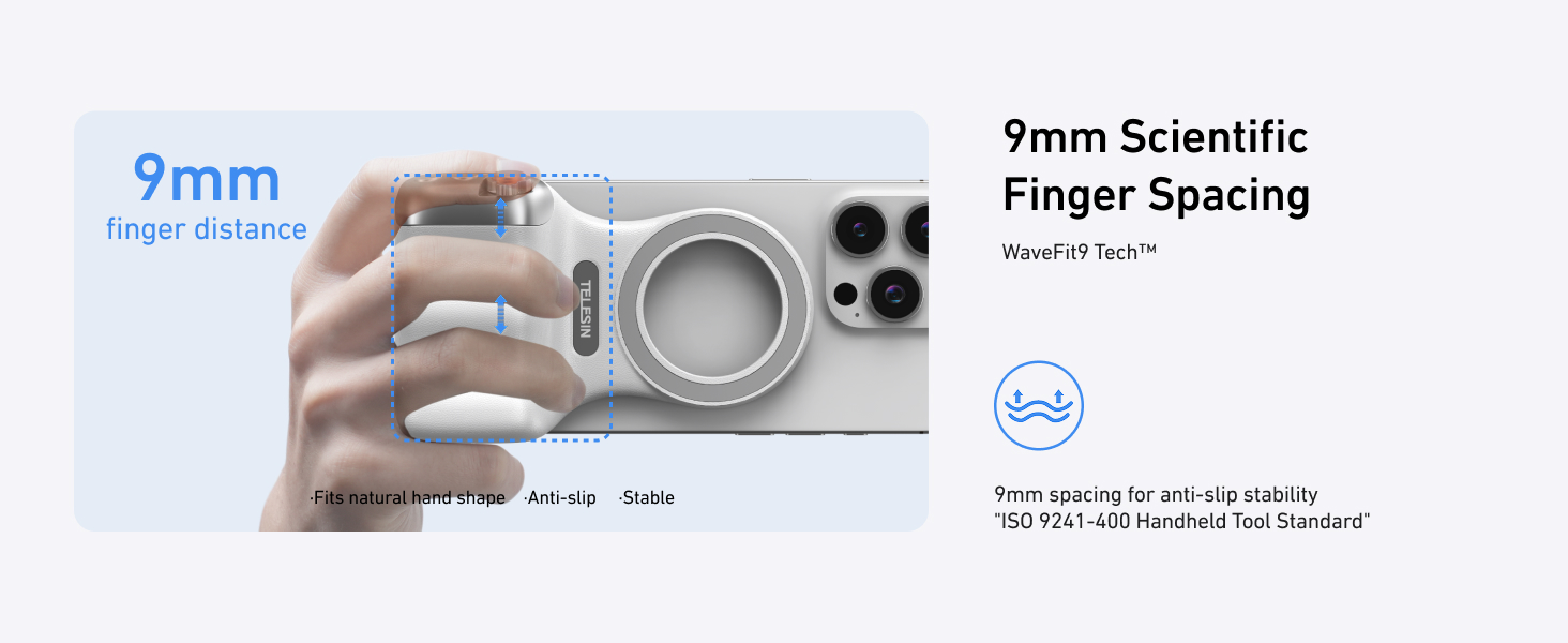 Magnetic Phone Camera Grip