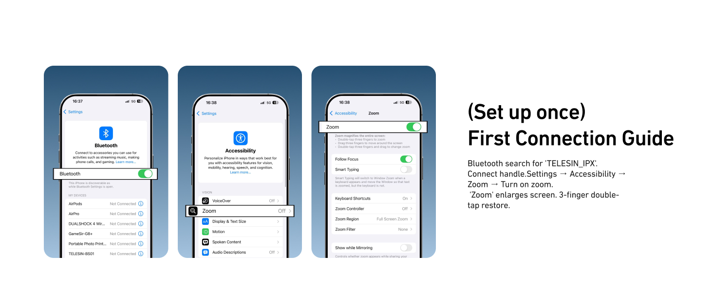 magnetic phone camera grip with selfie light