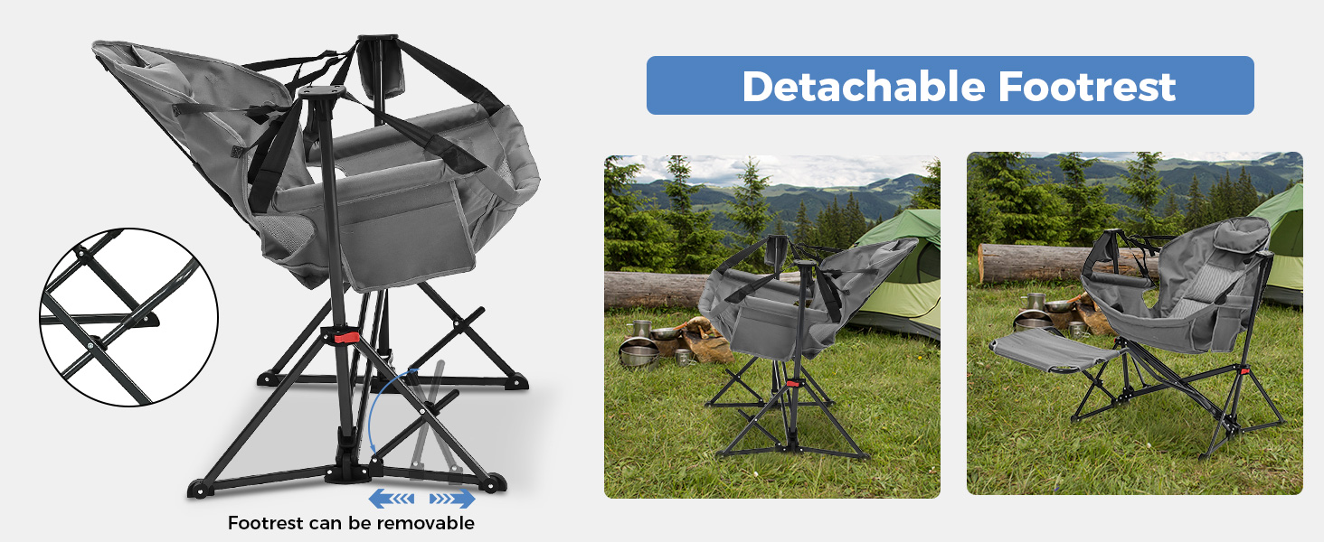 Ainfox Hammock Chair - Memory Foam Cushion Detail