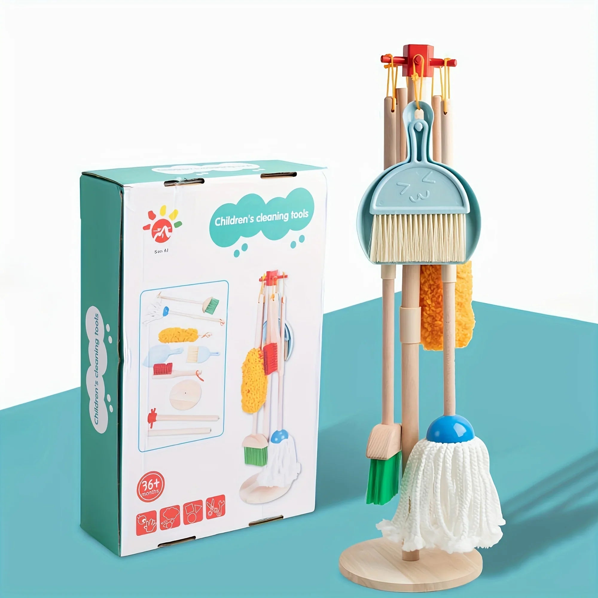 Wooden Cleaning Set For Toddlers