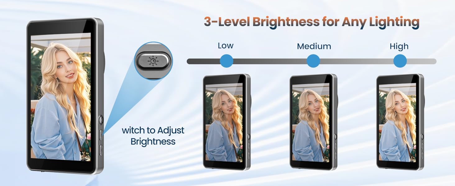 Selfie Monitor Screen for iPhone 17 /Android