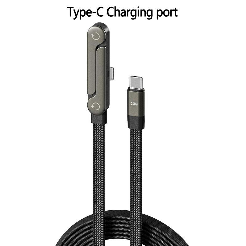 Invisible Holder Charger Cable with Stand, 240w super fast charging
