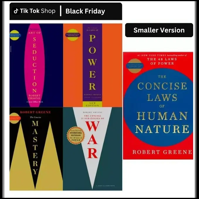 Robert Greene 5-Book Set (CONCISE EDITIONS) – Exact Copy Set