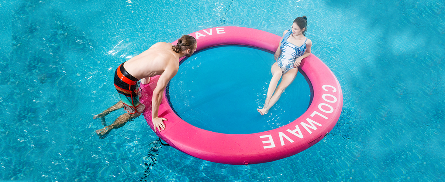 COOLWAVE Water Hammock - Durable PVC Drop Stitch Material