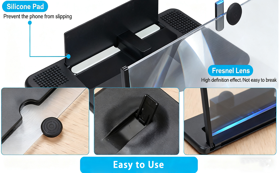 Mobile Phone Magnifier Projector Screen