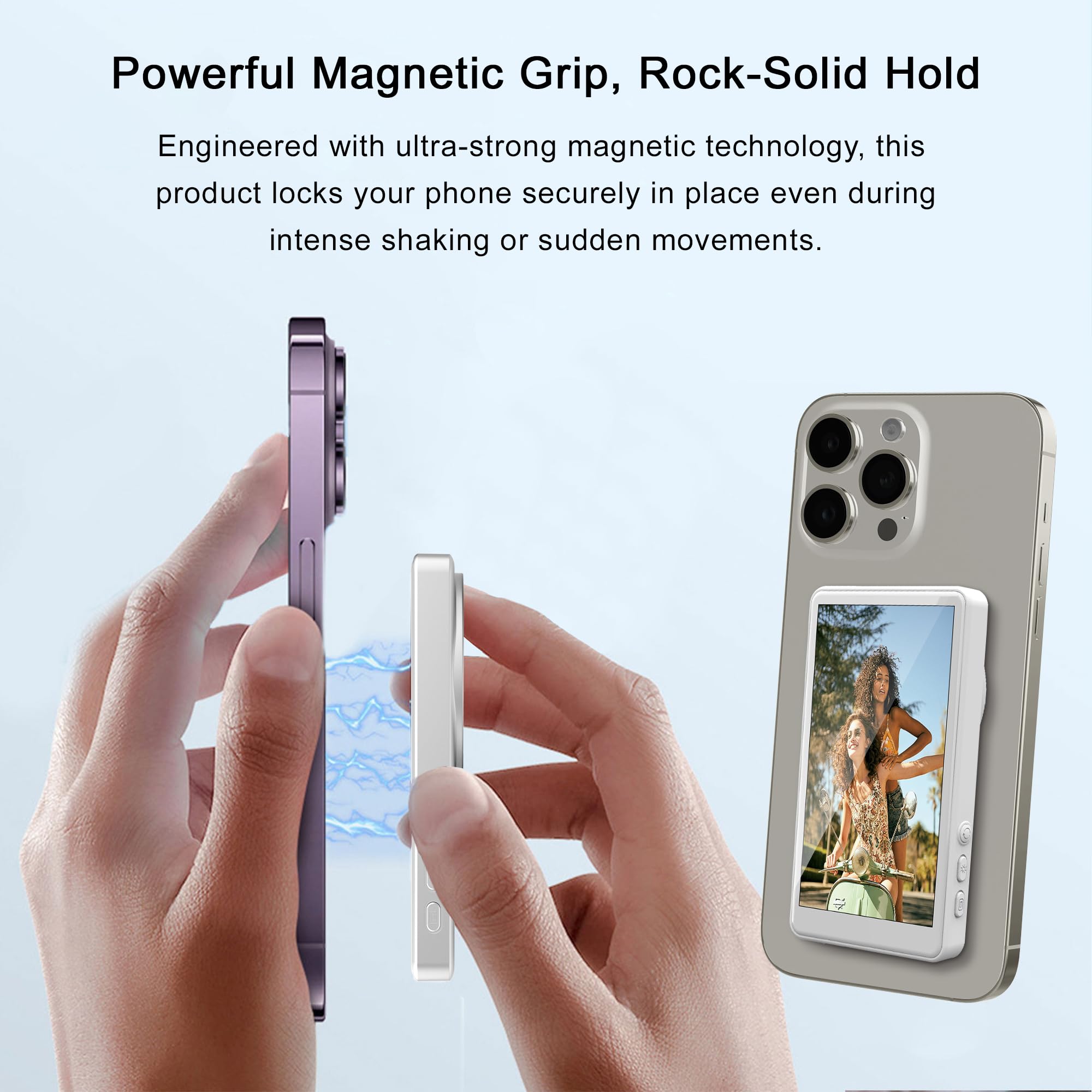 Magnetic Selfie Screen: Use Your Back Camera Like a Pro 🤳✨