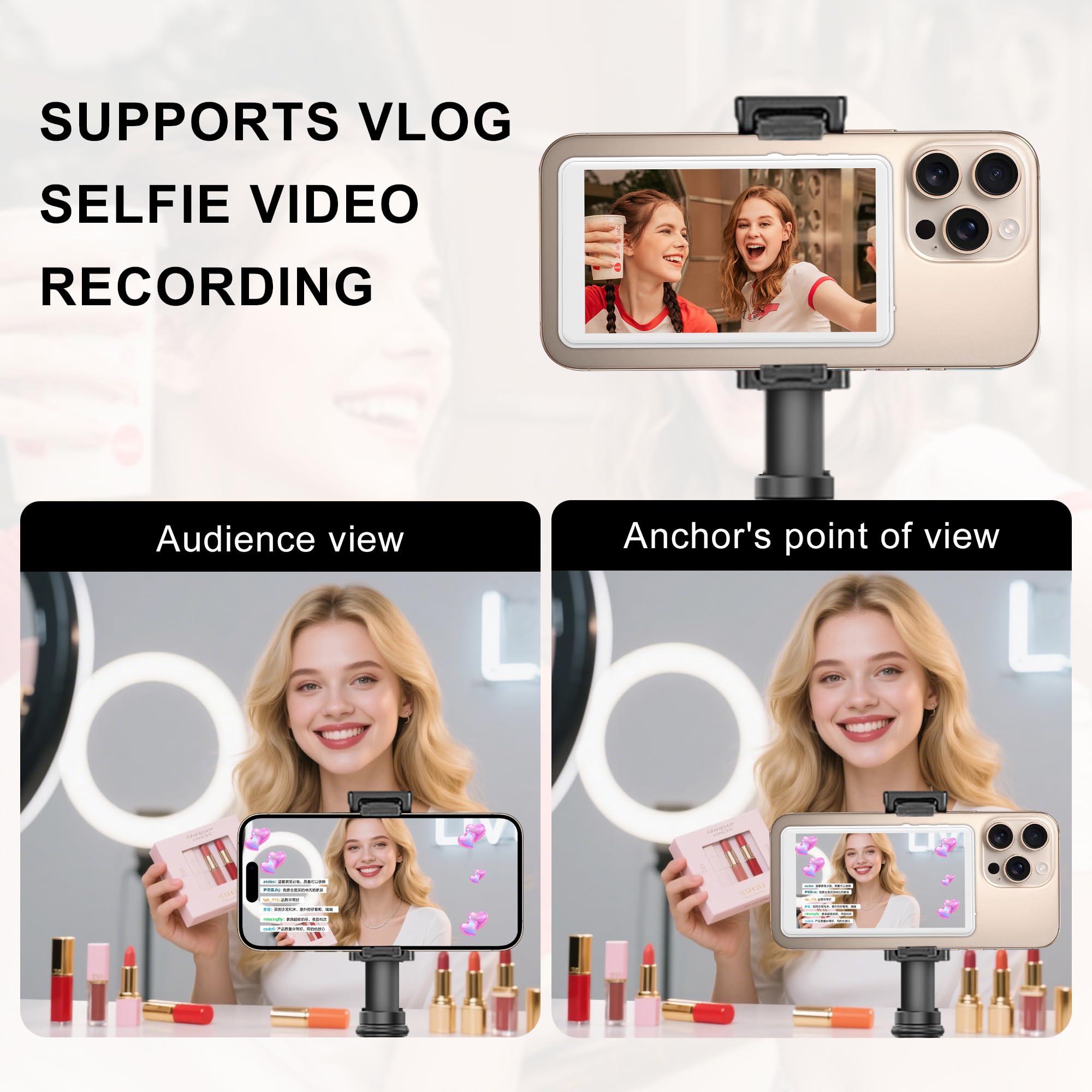Magnetic Selfie Screen: Use Your Back Camera Like a Pro 🤳✨