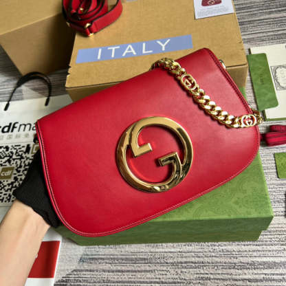 gg Blondie Shoulder Bag Red For Women, Women’s Bags 11in/28cm gg‎