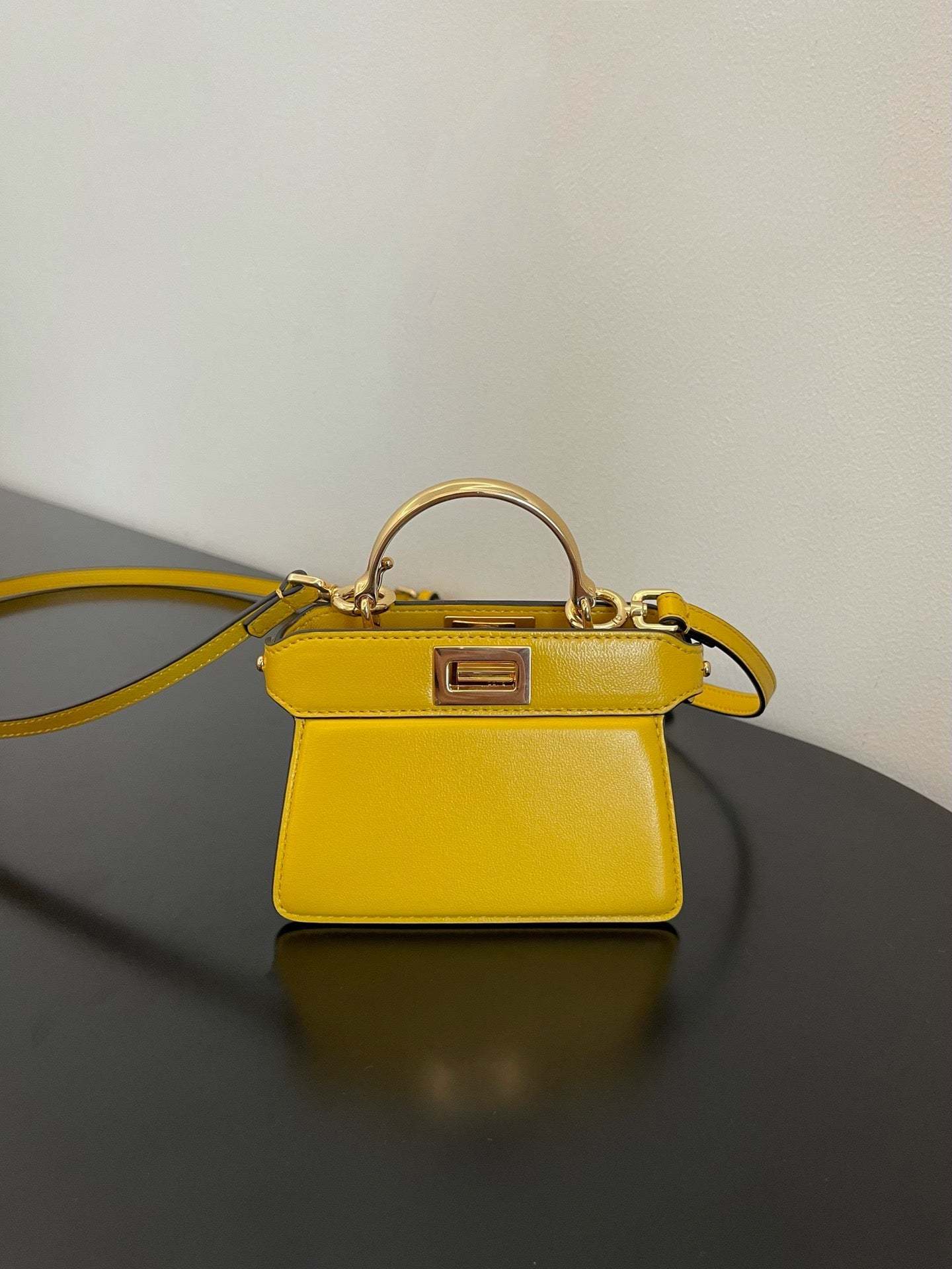 FI Peekaboo ISeeU Petite Yellow Micro Bag For Woman 11cm/4.5in