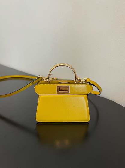 FI Peekaboo ISeeU Petite Yellow Micro Bag For Woman 11cm/4.5in