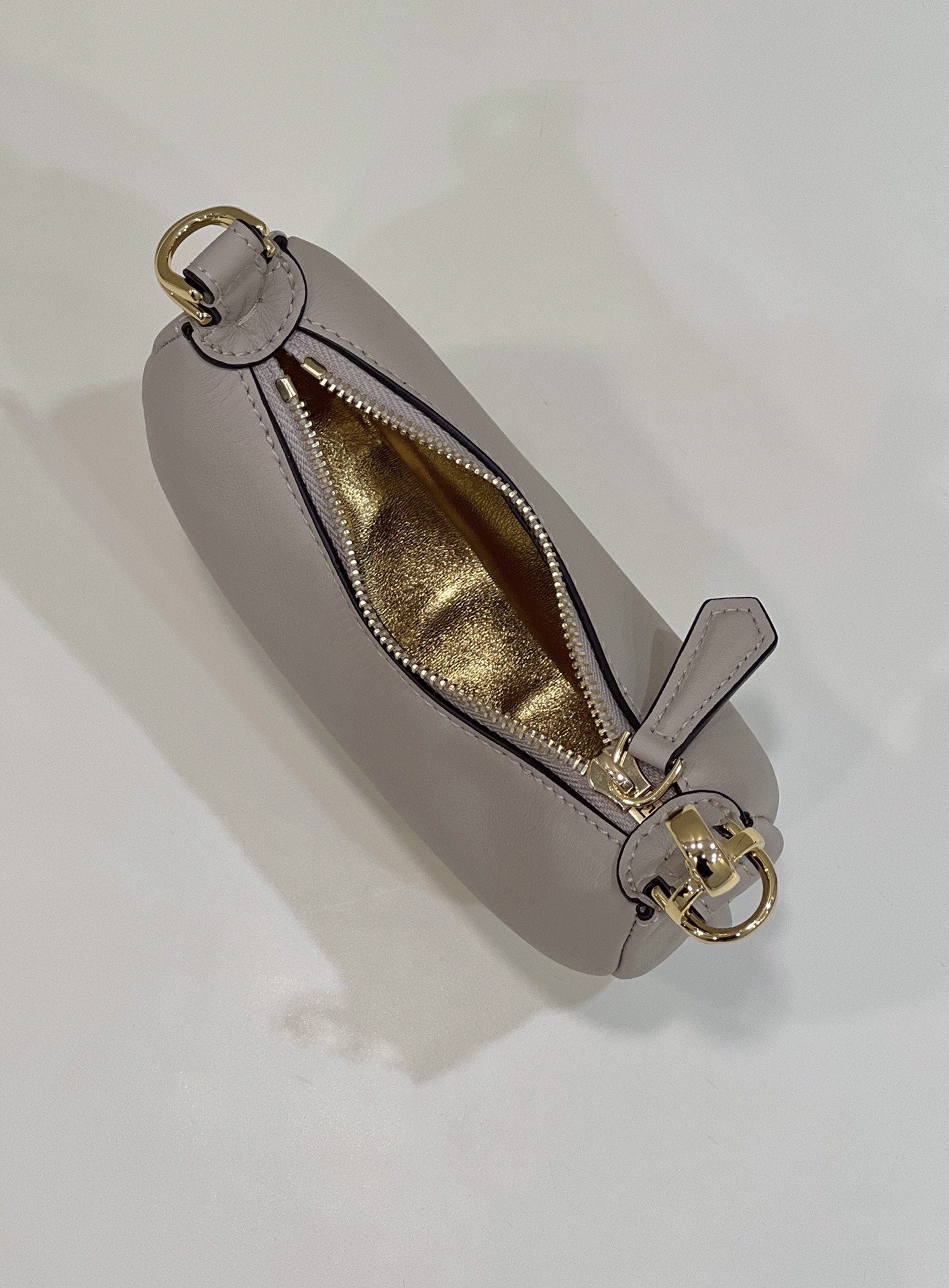 FI FIgraphy Beige Mini Shoulder Bag For Woman 16.5cm/6.5in