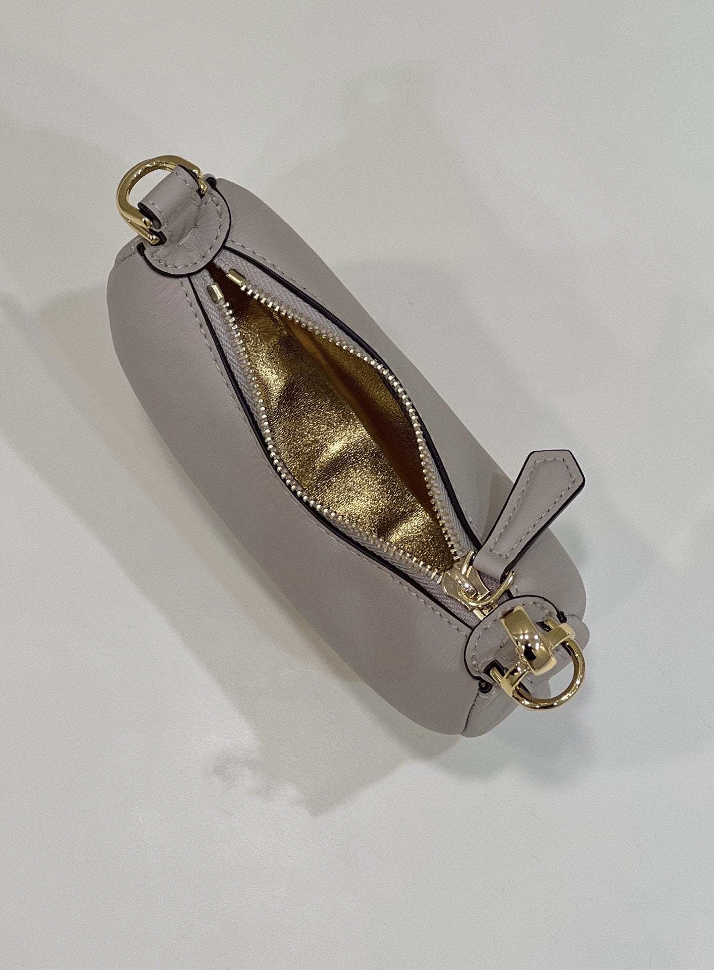 FI FIgraphy Beige Mini Shoulder Bag For Woman 16.5cm/6.5in