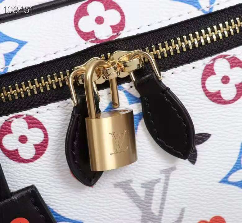 LV Vanity PM Bag Game On Monogram Canvas White By Nicolas Ghesquiere For Women, Women���s Handbags, Shoulder And Crossbody 7.5in/19cm LV M57458