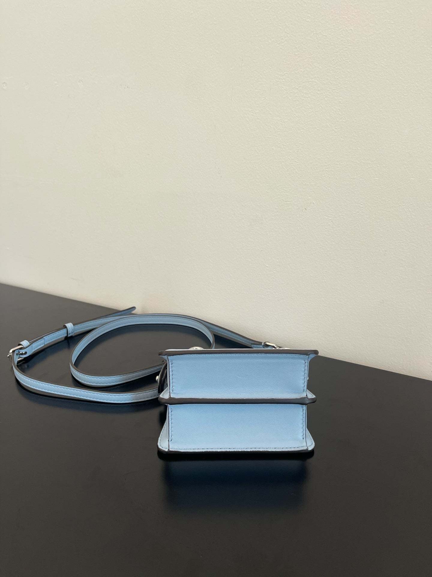 FI Peekaboo ISeeU Petite Blue Micro Bag For Woman 11cm/4.5in