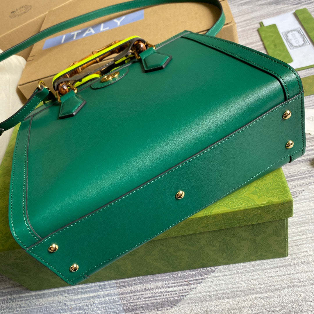 gg Diana Small Tote Bag Green For Women, Women’s Bags 11in/27cm gg ‎