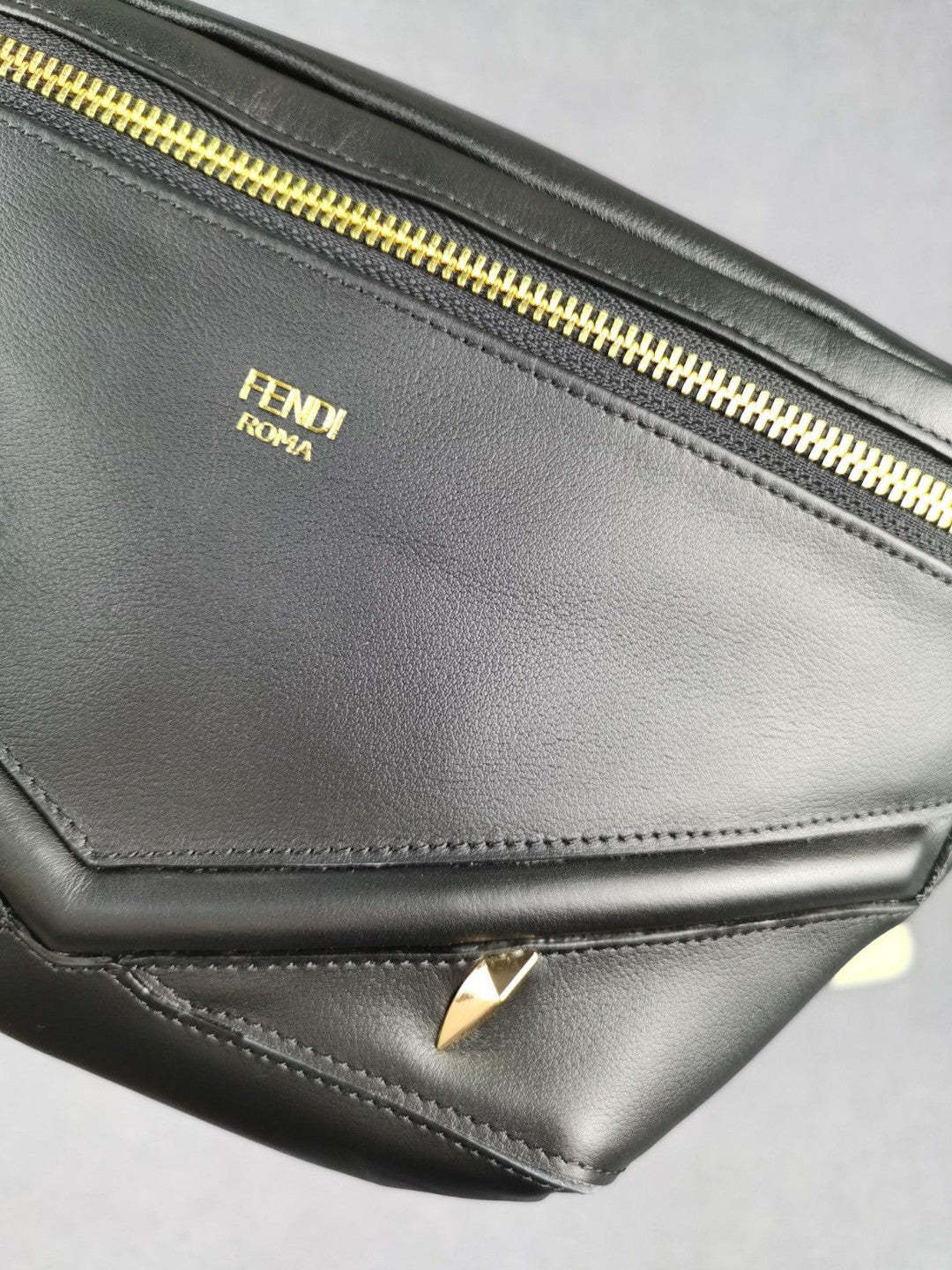 FI Little Monster Belt Bag Black For Men, Men’s Bags 7.9in/20cm FF