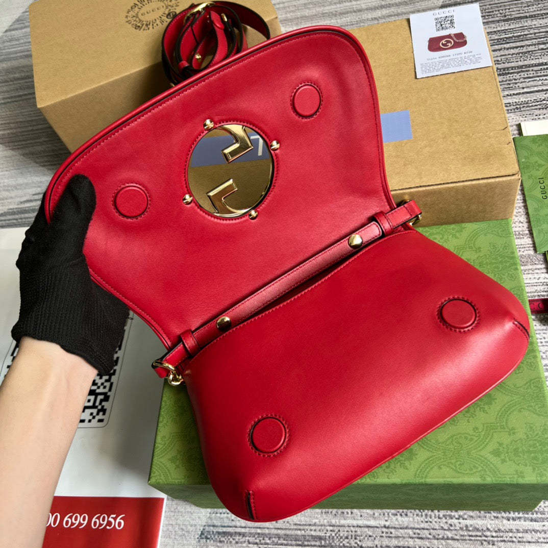 gg Blondie Shoulder Bag Red For Women, Women’s Bags 11in/28cm gg‎