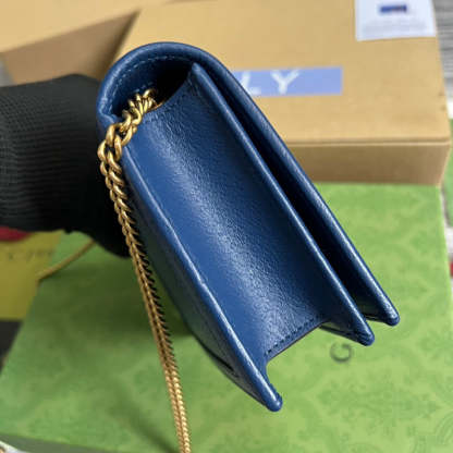 gg Diana Mini Bag With Bamboo Blue For Women, Women’s Bags 7.5in/19cm gg