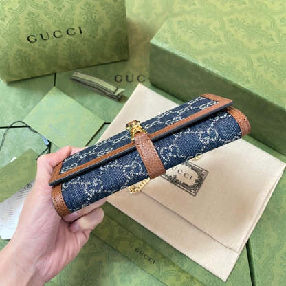 gg Jackie 1961 Chain Long Wallets For Women, Women’s Wallets 19cm/7.5in gg